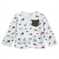Camiseta infantil com estampa de estrela e bolso First Impressions para meninos, tamanho 4T, cinza