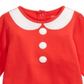 Body Infantil Mamãe Noel Vermelho First Impressions para Meninas Tamanho 3-6 Meses