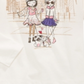 Camiseta com glitter Epic Threads Little Girl's City Friends, branca, tamanho 5