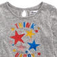 Camiseta infantil infantil Epic Threads Happy Thoughts para meninas, cinza, tamanho 4T
