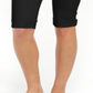 Shorts jeans skinny com punho feminino Style &amp; Co - Preto, tamanho 4