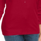Karen Scott Top Feminino de Algodão com Ilhós e Enfeites Vermelho Tamanho P