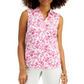 Camisa feminina sem mangas com estampa Toile Charter Club, rosa, tamanho 12