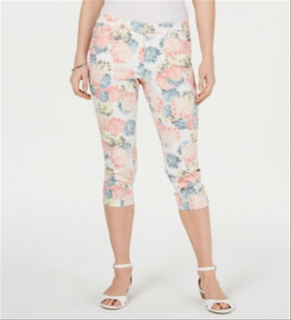 Calça Capri Feminina Charter Club Lush Petals Branca Tamanho 6 Petite