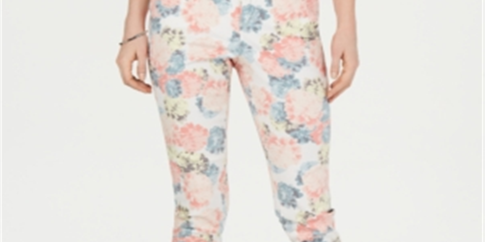 Calça Capri Feminina Charter Club Lush Petals Branca Tamanho 6 Petite