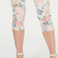 Calça Capri Feminina Charter Club Lush Petals Branca Tamanho 6 Petite