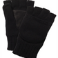 Luva de couro UGG masculina de malha flip, preta, tamanho regular