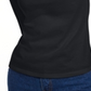 Camiseta feminina lisa com manga 3/4 Maison Jules, preta, tamanho XS