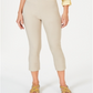 Calça Capri Chelsea Pull-on Tummy Control Feminina Charter Club Marrom Tamanho 4