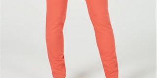 Calça jeans skinny feminina Charter Club Bristol, laranja, tamanho 14, pequena
