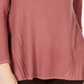 Suéter plissado alto e baixo feminino Style &amp; Co, roxo, tamanho G