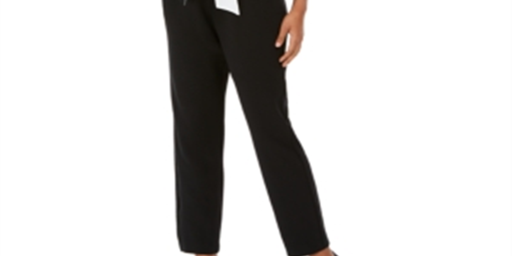 Macacão feminino Jessica Howard com decote em V e laço, tamanho 8, branco