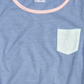 Camiseta Epic Threads Big Girl's Colorblocked Tie Front Azul Tamanho X-G