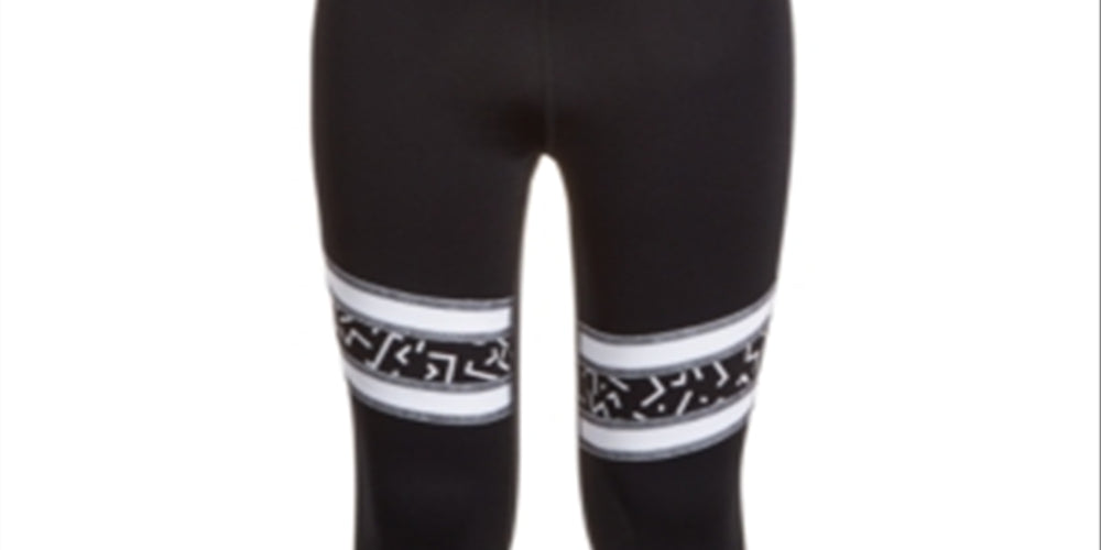 Legging Ideology Big Girl's Pieced Preta Tamanho Médio