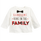 Camiseta de algodão com estampa bonita para meninos First Impressions, tamanho 18 meses, branca