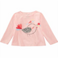 Camiseta infantil First Impressions de algodão manga comprida para bebês meninas, tamanho 18 meses, rosa