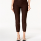 Calça feminina Chelsea Tummy Control Skinny Leg Tornozelo Charter Club Marrom Tamanho 18