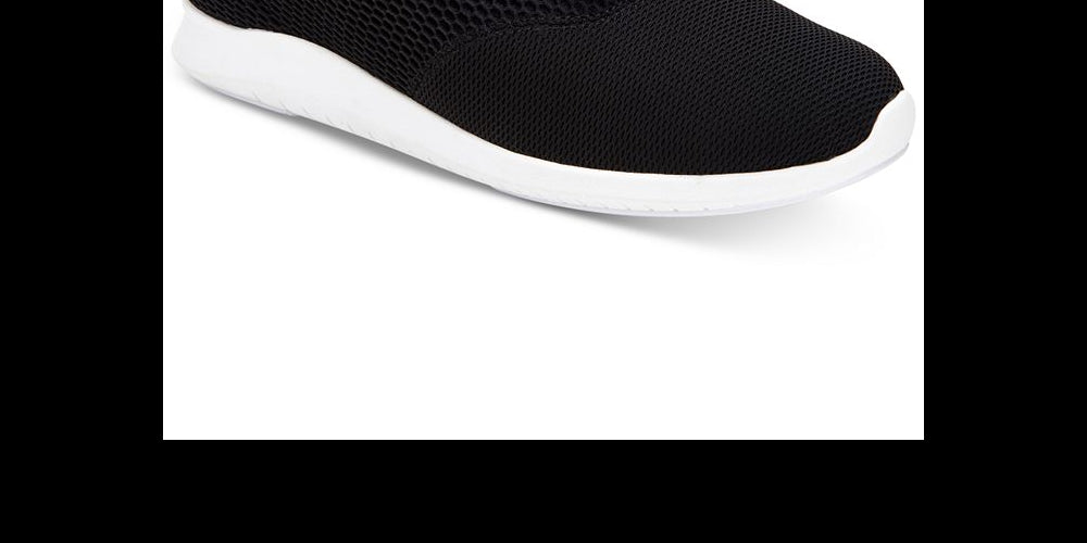 Tênis de corrida feminino Ideology com cadarço, preto, tamanho 9 M