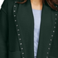 Cardigan feminino com capuz e tachas Style &amp; Co, verde, tamanho pequeno P