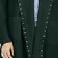 Cardigan feminino com capuz e tachas Style &amp; Co, verde, tamanho pequeno P
