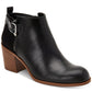 Botas femininas Onyaa de salto bloco Style &amp; Co, pretas, tamanho 7 M