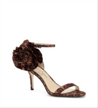 Sandálias femininas Jessica Simpson, sapatos, leopardo natural, tamanho 11