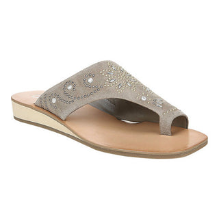 Carlos by Carlos Santana Women's Sandals LTDOE - Tan Floral Embellishment Kaceyn Sandal Brown Size 8 M