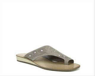 Carlos by Carlos Santana Women's Sandals LTDOE - Tan Floral Embellishment Kaceyn Sandal Brown Size 8 M