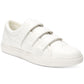 Tênis Kenneth Cole Kingvel de couro feminino, cano baixo, branco, tamanho 6,5 m