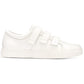 Tênis Kenneth Cole Kingvel de couro feminino, cano baixo, branco, tamanho 6,5 m