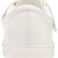 Tênis Kenneth Cole Kingvel de couro feminino, cano baixo, branco, tamanho 6,5 m