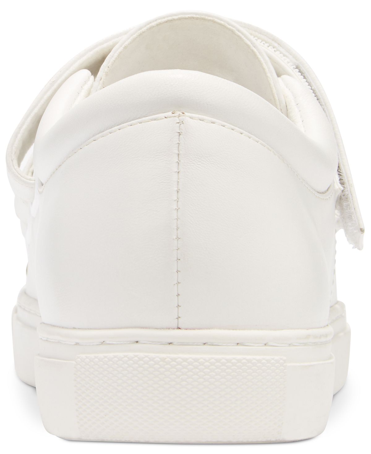 Tênis Kenneth Cole Kingvel de couro feminino, cano baixo, branco, tamanho 6,5 m
