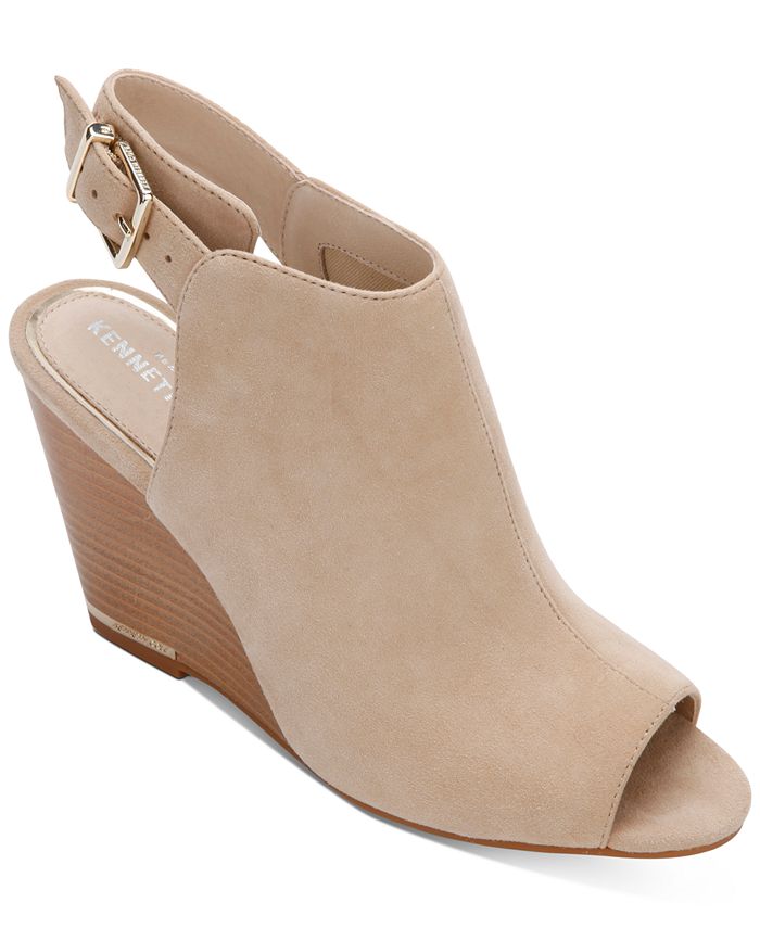 Kenneth Cole Salto Feminino Amêndoa Tamanho 9 M