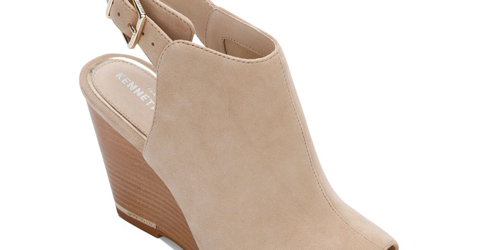 Kenneth Cole Salto Feminino Amêndoa Tamanho 9 M