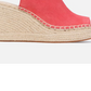 Sandálias femininas Kenneth Cole Olivia Buckle Wedge, coral, tamanho 6, médio