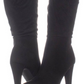Material Girl Botas femininas Candice bico fino até o joelho, tamanho 9 M, pretas