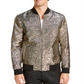 Jaqueta bomber masculina INC International Concepts Big &amp; Tall Party Brocade preta tamanho 2XB