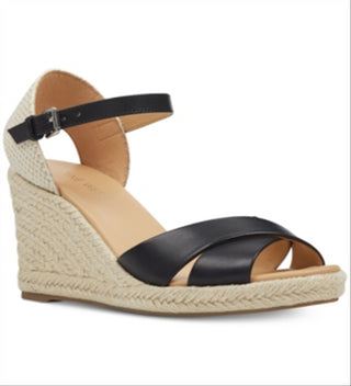 Sandália feminina Nine West Joydyn Espadrille preta tamanho 5,5 M preta tamanho 5,5 M