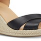 Sandália feminina Nine West Joydyn Espadrille preta tamanho 5,5 M preta tamanho 5,5 M