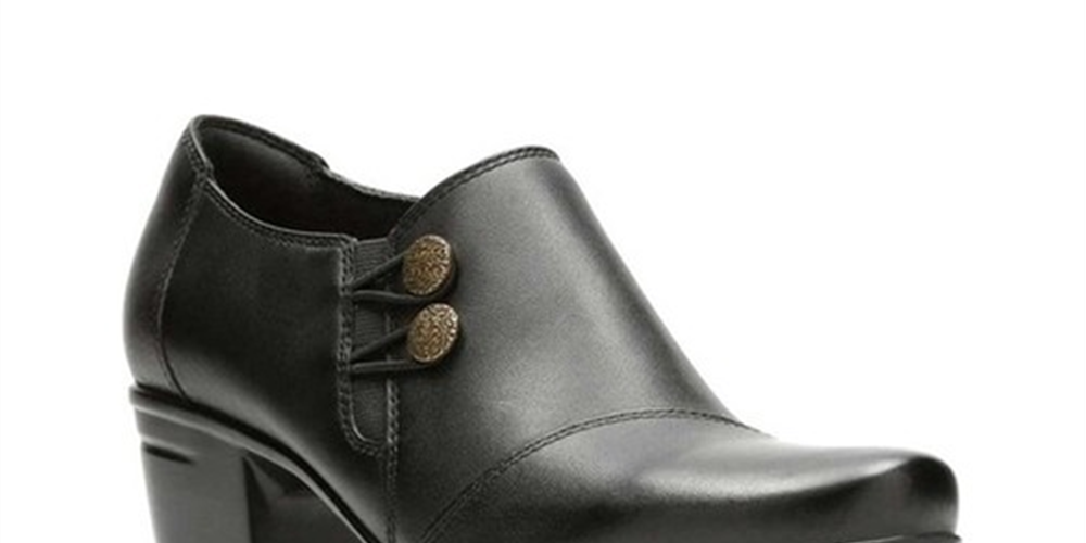 Clarks Emslie Warren Shootie Feminino Preto Tamanho 9 M