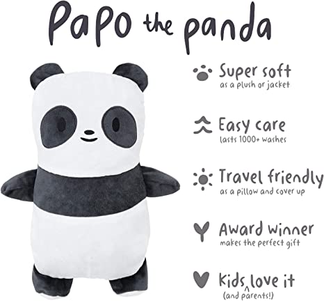 Jaqueta Sherpa Super Macia 2 em 1 Transformadora de Personagens Cubcoats, Jaqueta Sherpa Infantil com Zíper, Preta Unissex