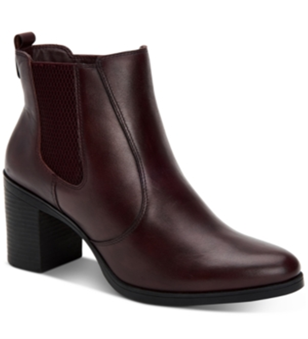 Botas femininas Giani Bernini Korma Memory Foam, vermelhas, tamanho 7 M