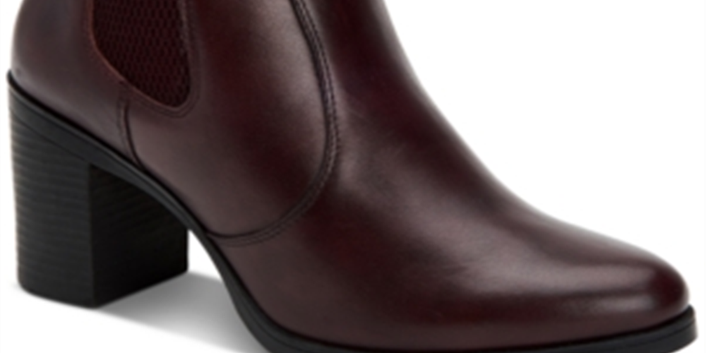 Botas femininas Giani Bernini Korma Memory Foam, vermelhas, tamanho 7 M