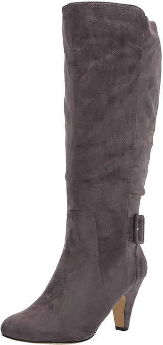 Bella Vita Troy Ii Wide Calf Tall Dress Boots Women's Shoes Gray Size 7 M