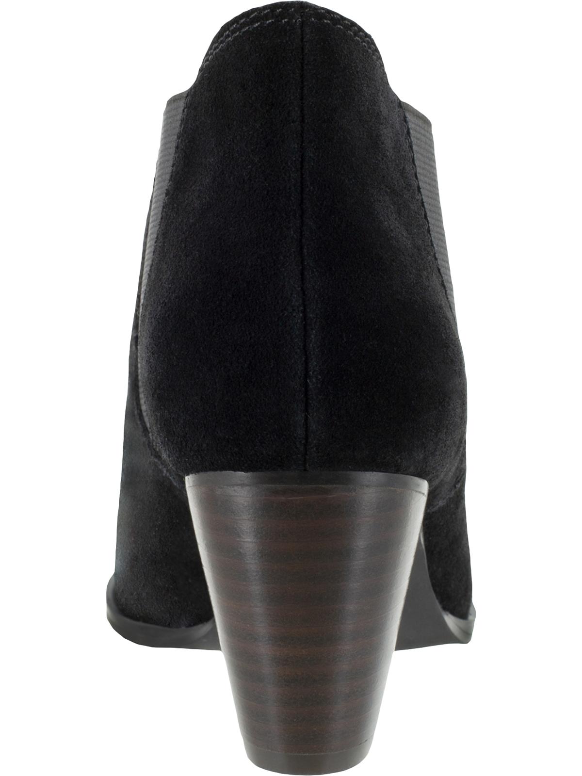 Botas casuais femininas Bella Vita Emilia Suede Bootie pretas tamanho 10 M