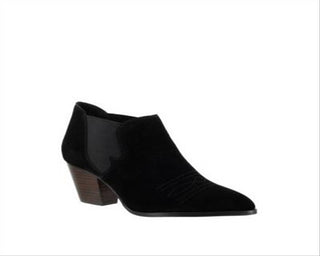 Bella Vita Women's Casual Boots Emilia Suede Bootie Black Size 10 M
