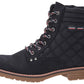 Tommy Hilfiger Feminino Tecido Biqueira Fechada Tornozelo Moda Azul Tamanho 8,5 M