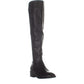 Material Girl Feminino Almond Toe Acima do Joelho Preto Tamanho 6,5 M