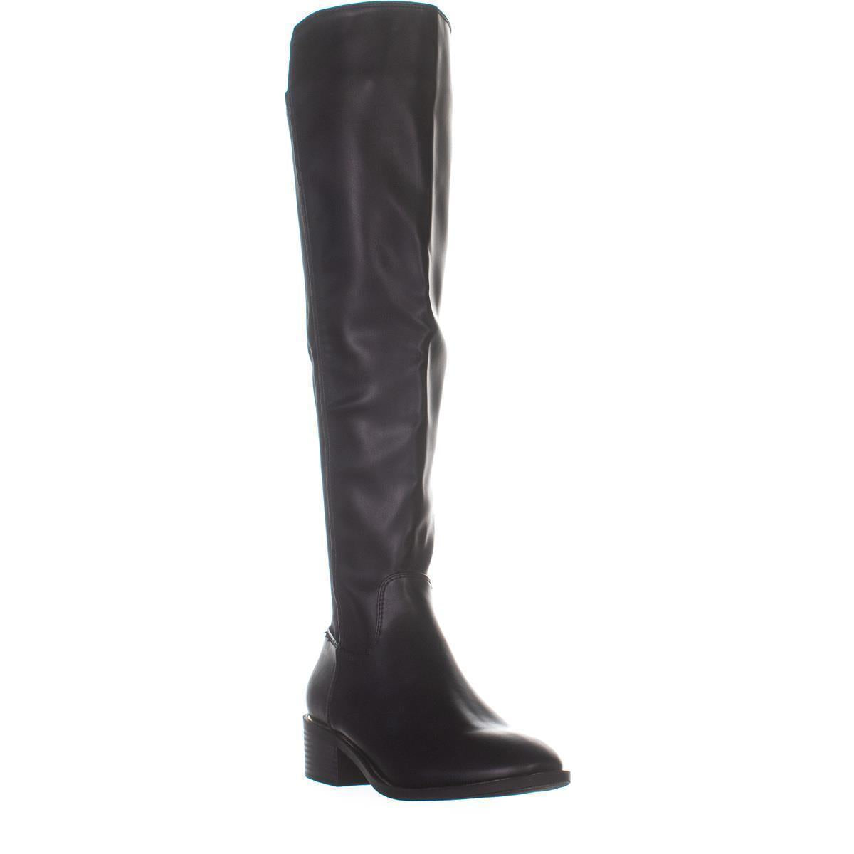 Material Girl Feminino Almond Toe Acima do Joelho Preto Tamanho 6,5 M
