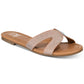 Material Girl Sandálias Femininas Acelina Tecido Aberto Casual Slide Prata Tamanho 7,5M